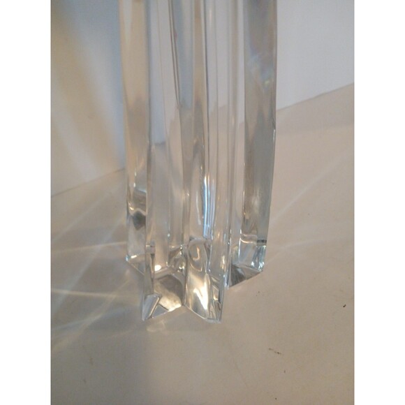 2 Vintage WMF Germany Shooting Star 24% Lead Crystal Multi Tier Candle Holder 8' - Picture 14 of 16